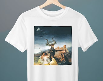 Witches&#39; Sabbath, Francisco Goya, Unisex T-Shirt, Art T-Shirt, Gift for Her, Gift for Him, Art Lover Gift