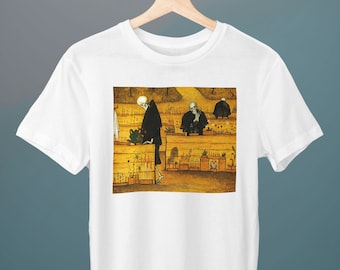 El jardín de la muerte, Hugo Simberg, camiseta unisex, camiseta de Halloween, camiseta espeluznante, terror, camiseta de arte, regalo para ella, regalo para él