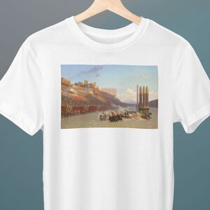 Carrera de carros, Pintura Jean-Leon Gerome, Camiseta unisex, Camiseta de arte, Regalo amante del arte, Regalo para ella, Regalo para él