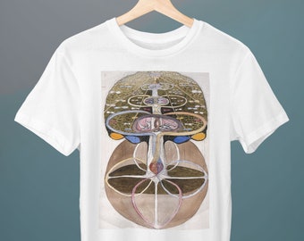 Sin título V, Pintura Hilma Af Klint, Camiseta unisex, Camiseta de arte, Regalo para ella, Regalo para él, Regalo amante del arte