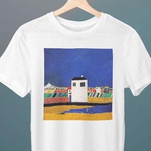 Landscape with White House, Kazimir Malevich, Unisex T-Shirt, Art T-Shirt, Neo-Suprematism, Gift for Her, Gift for Him, Art Lover Gift