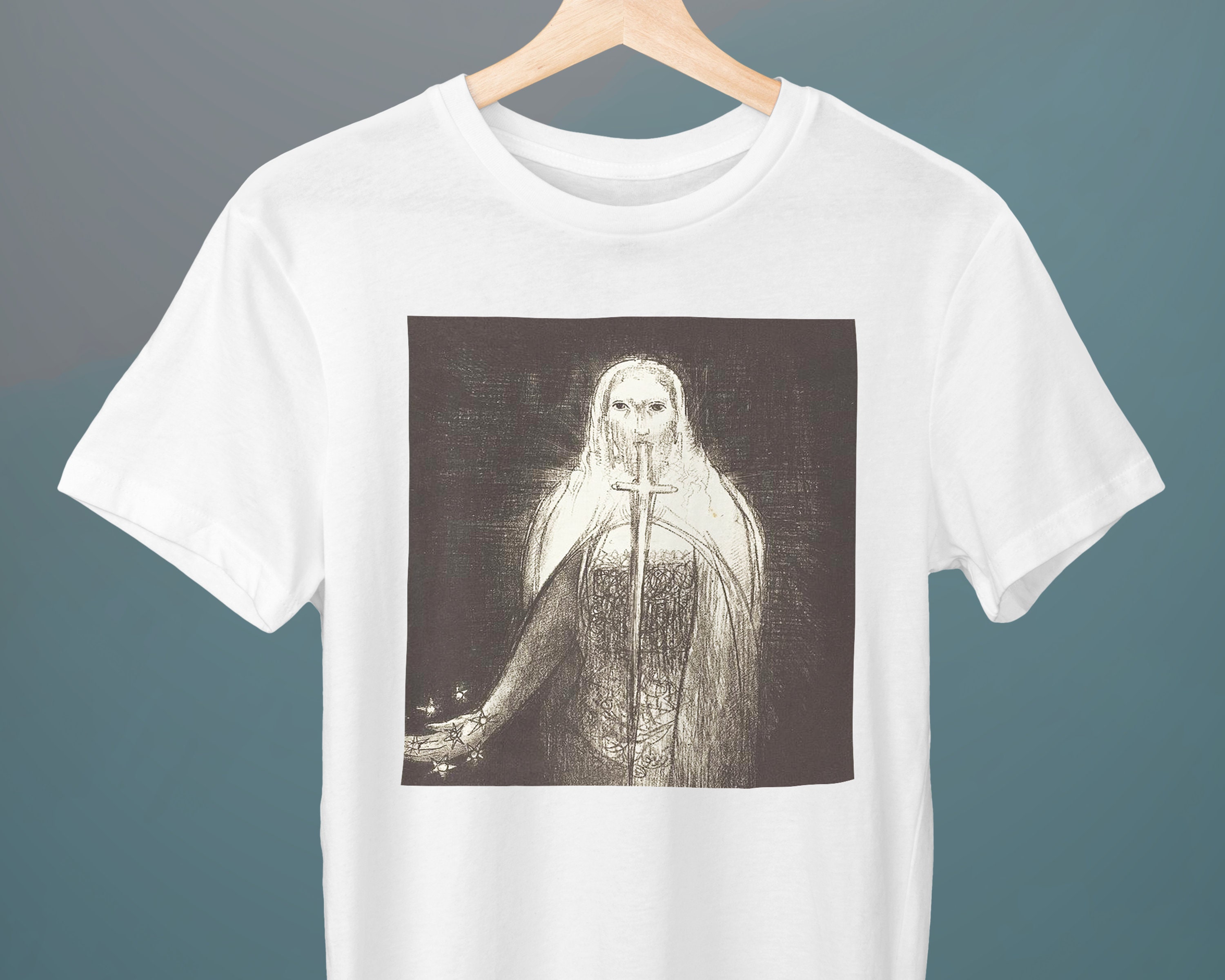 And He Had in His Right Hand Seven Stars, Odilon Redon, Unisex T