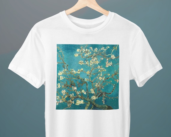 Vincent Van Gogh - Almond Blossoms - White T Shirt Vincent Van Gogh - Almond Blossoms - White T Shirt