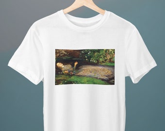 Ophelia, John Everett Millais Painting, Unisex T-Shirt, William Shakespeare, Hamlet, Art T-Shirt, Gift for Her, Gift for Him, Art Lover Gift