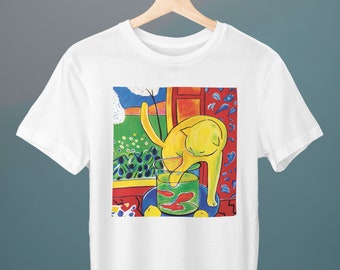 Cat with Red Fish, Le Chat Aux Poissons Rouges, Henri Matisse Painting, Unisex T-Shirt, Art T-Shirt, Gift for Her, Art Lover Gift