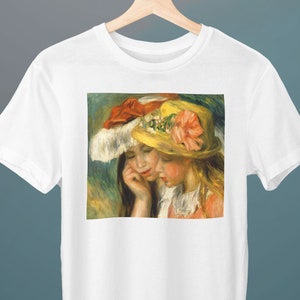 The Two Sisters, Pierre-Auguste Renoir Painting, Unisex T-Shirt, Art T-Shirt, Gift for Her, Gift for Him, Art Lover Gift