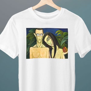 Adam & Eve, Victor Brauner, Unisex T-Shirt, Adam and Eve, Expressionism, Religious, Art T-Shirt, Gift for Her, Gift for Him, Art Lover Gift