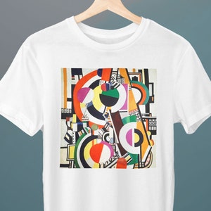 Discs, Fernand Leger Painting, Unisex T-Shirt, Art T-Shirt, Cubism, Abstract, Gift for Her, Gift for Him, Art Lover Gift