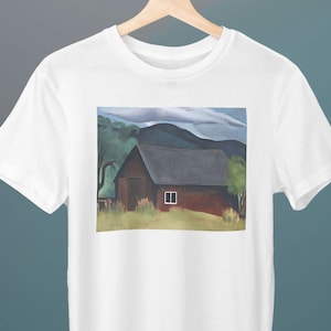 My Shanty, Georgia O&#39;Keeffe Painting, Unisex T-Shirt, Art T-Shirt, Gift for Her, Gift for Him, Art Lover Gift