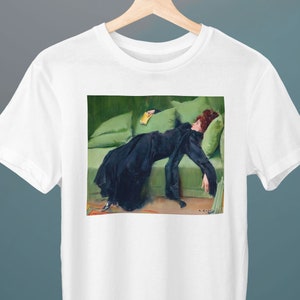 Decadent young woman, After the dance, Ramon Casas Painting, Unisex T-Shirt, Gift for Her, Gift for Him, Art Lover Gift