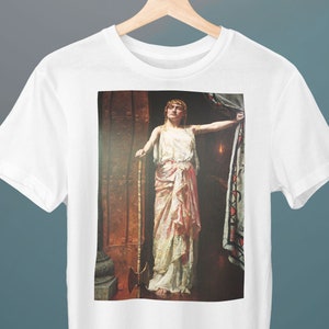 Clytemnestra, John Collier, Unisex T-shirt, kunst T-shirt, Griekse legende, koning en koningin van Sparta, cadeau voor haar, cadeau voor hem, kunstliefhebber cadeau