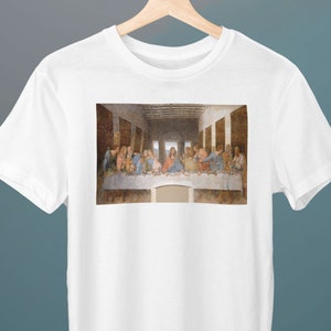 The Last Supper, Leonardo da Vinci, Unisex T-Shirt, Art T-Shirt, Iconic, Fine Art T-Shirt, Gift for Her, Gift for Him, Art Lover Gift