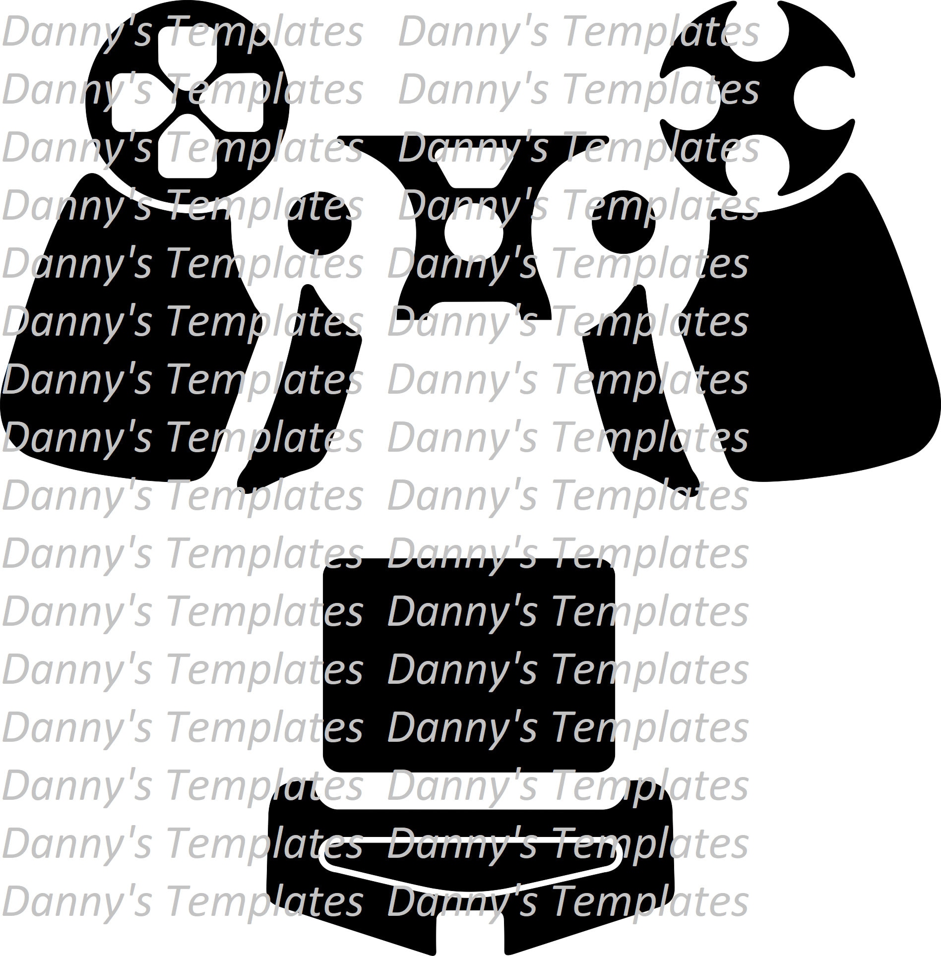 Download Ps4 Controller Dual Shock Skin Template Etsy