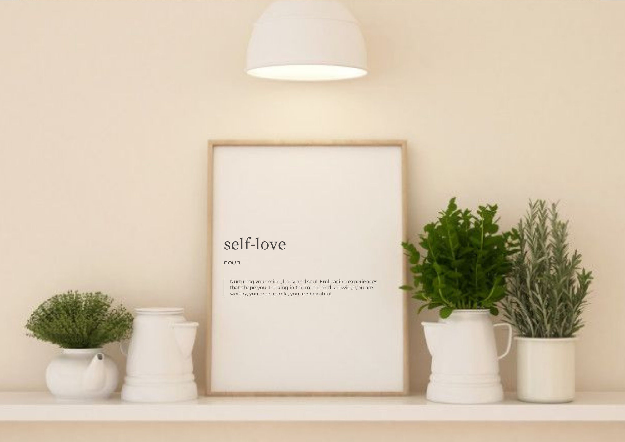 Self Love Definition Self Love Wall Art Self Love Poster - Etsy