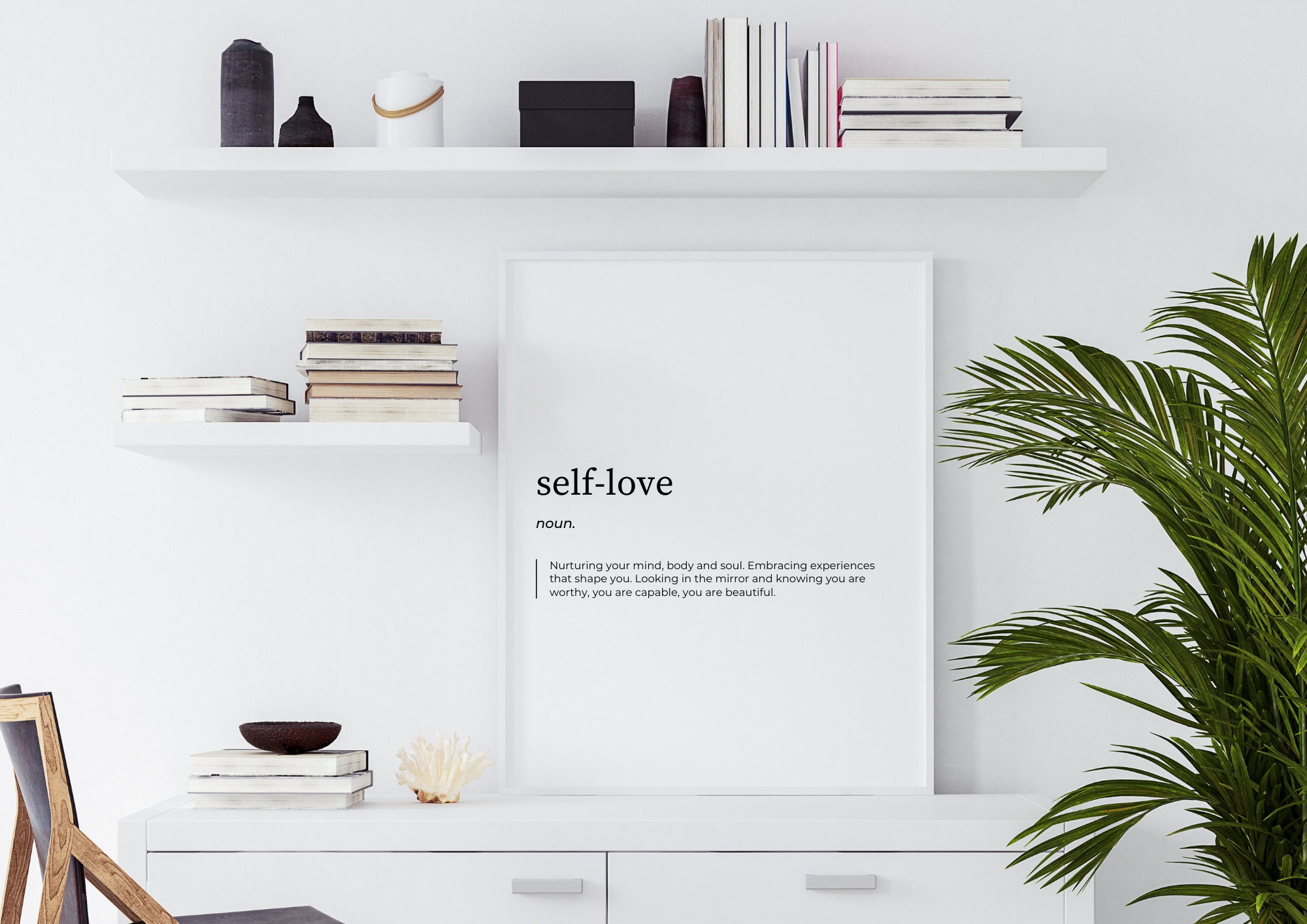 Self Love Definition Self Love Wall Art Self Love Poster - Etsy