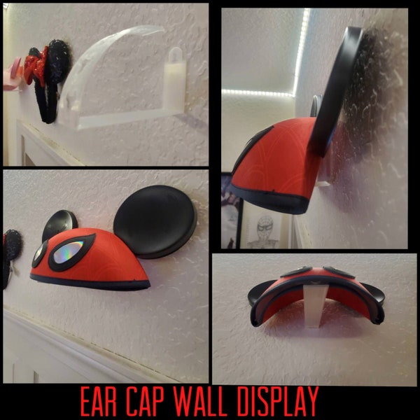 Ear Cap Wall Display Floating Display 2 Pack