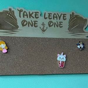 Pin Trading Castle Peeking Mickey & Minnie Cork Board Pin Board Magnets Option Available Great quick gift ideas for mom dad brother sister