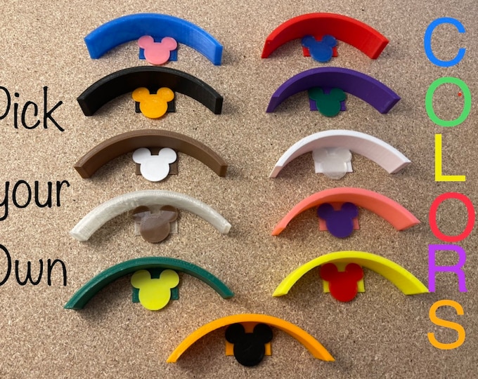Decorated Mickey Ear Wall Displays Choose any color scheme