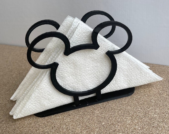 Mickey Mouse Themed Napkin holder 3D printed