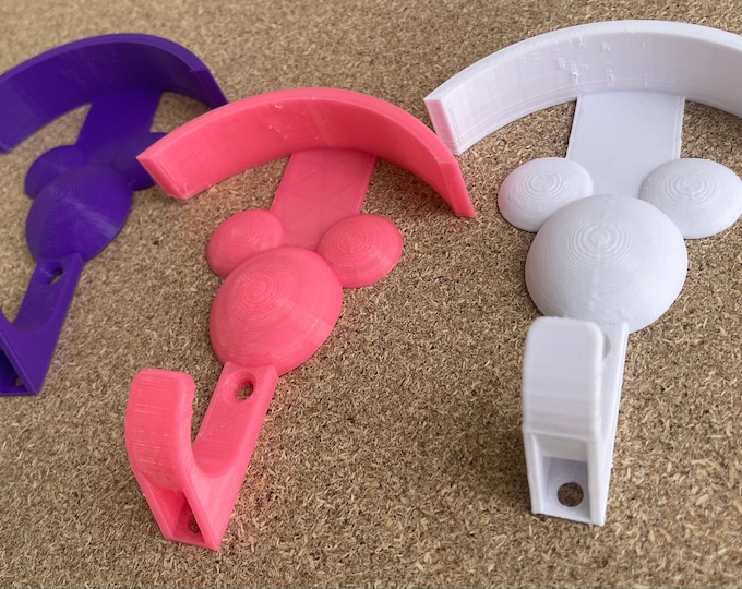 Mickey themed Backpack/Ear display combo, birthday stocking stuffer, quick fun gift for any Disney fan, Home office hallway closet storage