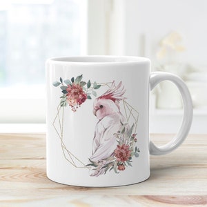Cockatoo Ceramic Mug, Cockatoo Coffee Cup