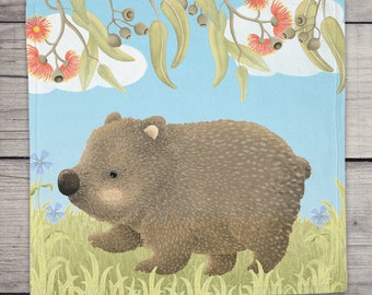 Face Towel - Wombat - Baby Face Cloth