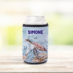 Personalised Turtle Stubby Holder