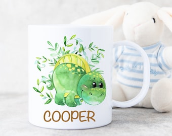 Personalised Polymer Mug - Baby Spinosaurus - Kids Personalised Mug