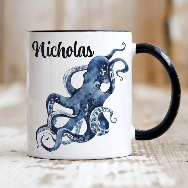 Octopus Mugs Etsy