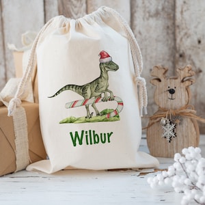 Personalised Santa Sack - Dinosaur