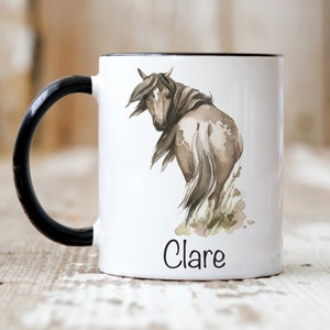 Personalised Horse Mug, Horse Mug For Horse Lovers
