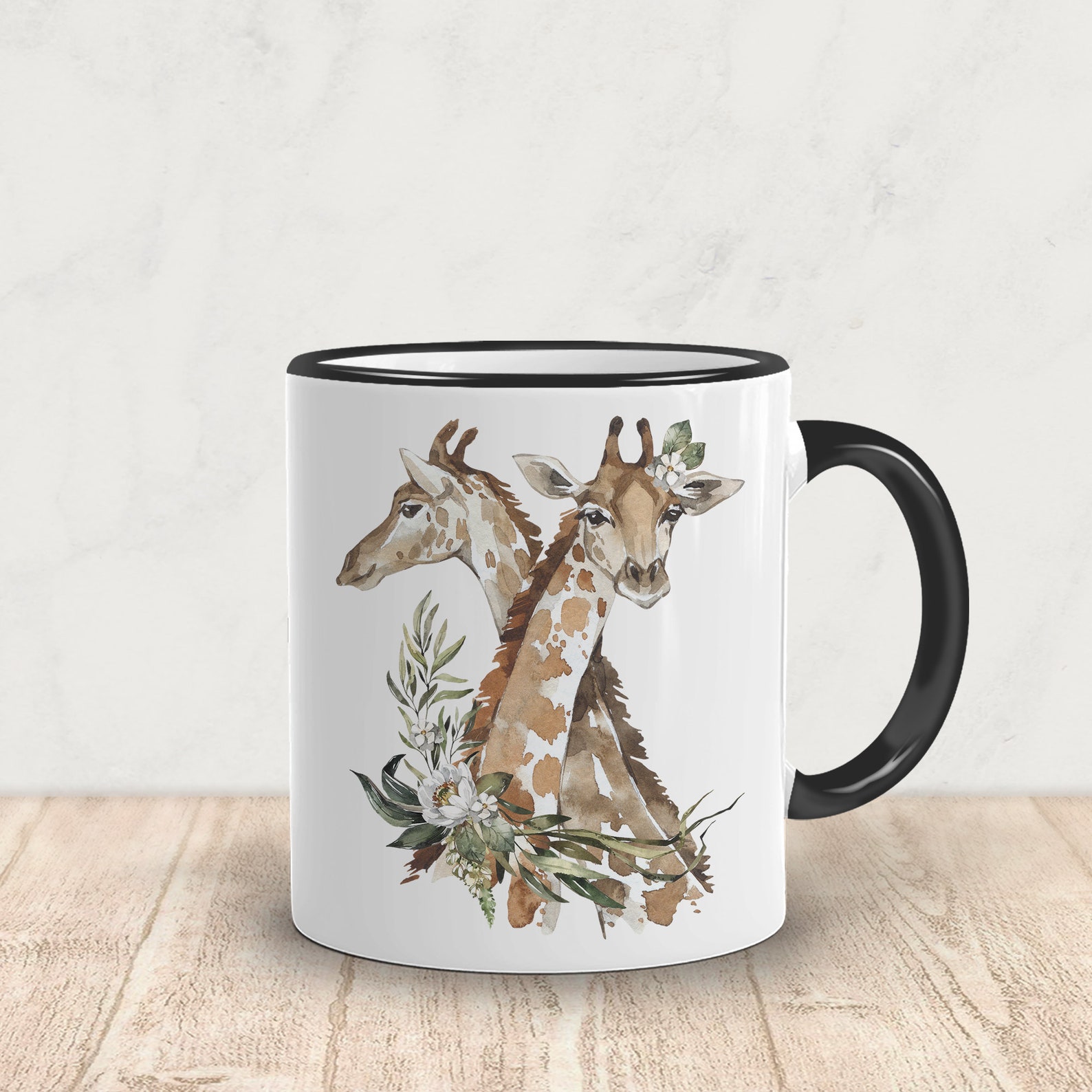 Giraffe Mug Personalised Giraffe Coffee Mug Personalised Etsy