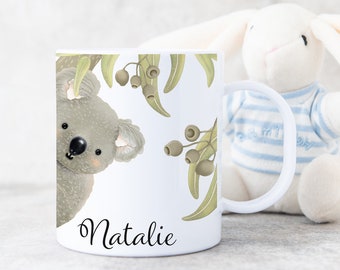Personalised Polymer Mug - Koala and Possum - Kids Personalised Mug