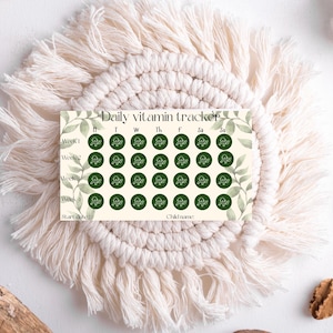 Bundel digitale dagkaarten antibiotica/vitamine voor kleine kinderen, baby's en pasgeborenen, medicatieherinnering, recepttracker