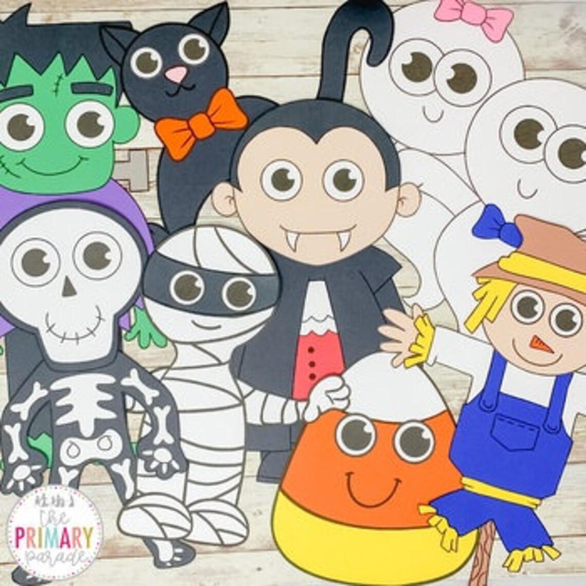 Fall Shape Craft Bundle | Halloween Shape Craft | Frankenstein | Witch ...