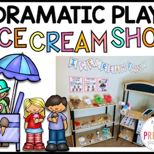 Ice Cream Shop Dramatic Play Center