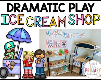 Ice Cream Shop Dramatic Play Center