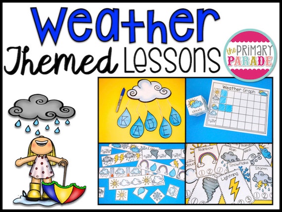 Preschool Weather Activities | Etsy