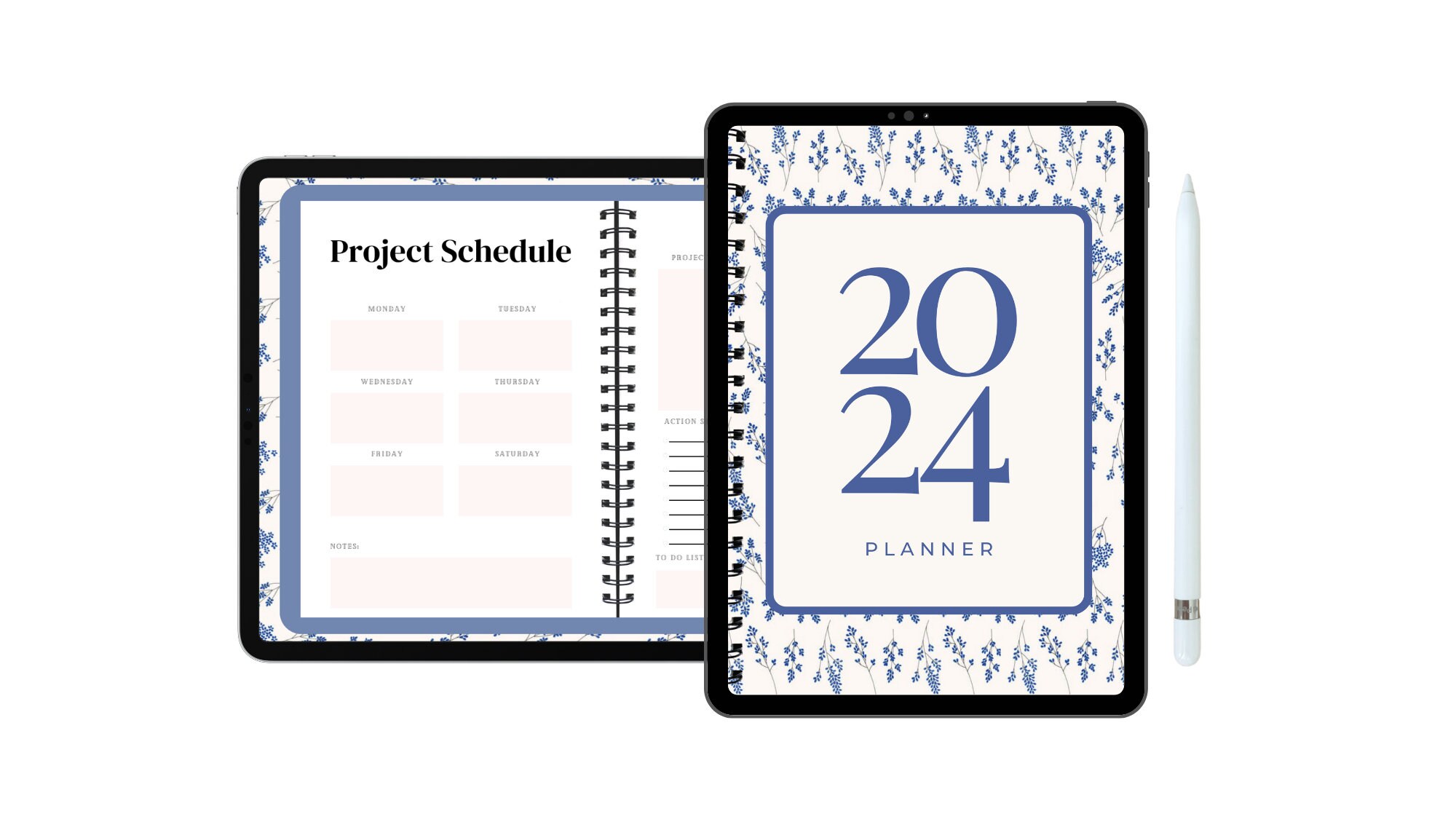Digital Planner 2024, Goodnotes Planner, Monthly Planner, Weekly