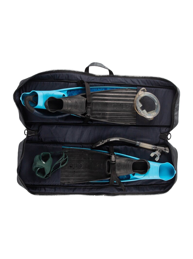 Freediving Bag / Long Fins Travel Dive Case Deep Blue Etsy