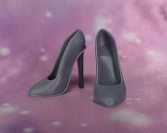 Pointed Toe 3D Printed Doll Shoes for BIG 17" G1 doll