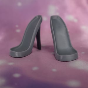 3D Printed Doll Stiletto Shoe Bases for BIG 17&quot; G1 Doll