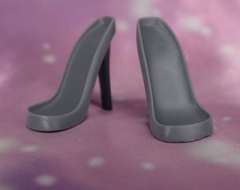 3D Printed Doll Stiletto Shoe Bases for BIG 17" G1 Doll