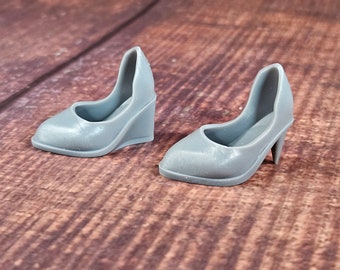 2 pair of Pointed Toe 3D Printed G3 Doll Shoes