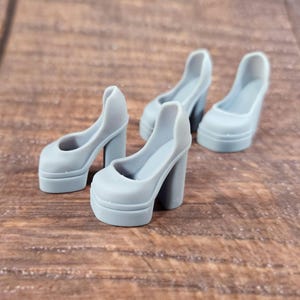2 pair of Little Sister 3D Printed Doll Shoes