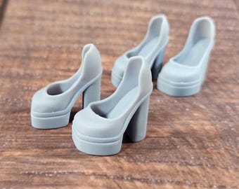 2 pair of Little Sister 3D Printed Doll Shoes