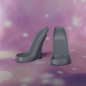 3D Printed Doll Wedge Shoe Bases for BIG 17&quot; G1 Doll