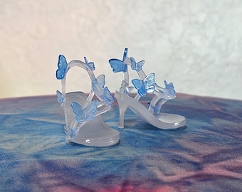 Strappy Butterfly Sandals 3D Printed G3 Doll Shoes