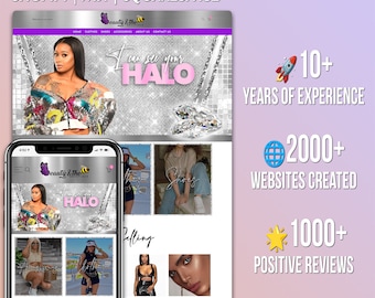 Silver Website Design, Custom Branding Package, Shopify Template