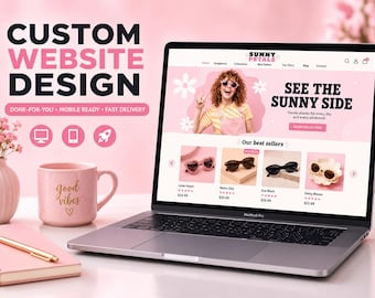Sunglasses Website Design, Custom Eyewear & Accessories Shopify Store